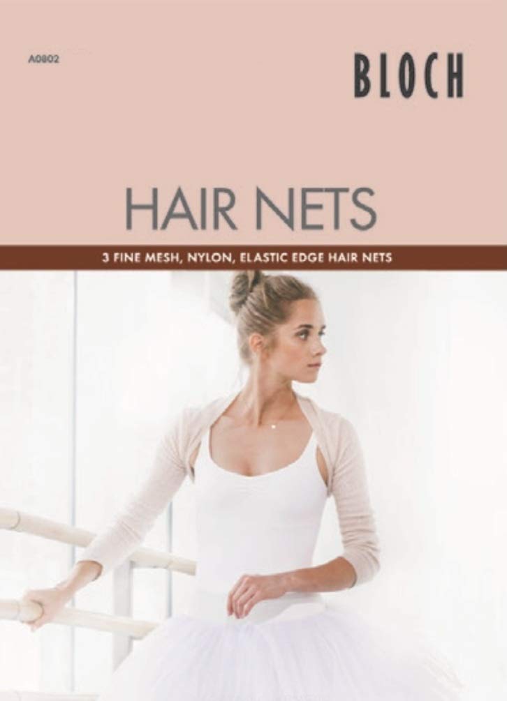Bloch Dance Hair Nets - 3 Pack Accessory, Dark Brown, one - Image 2